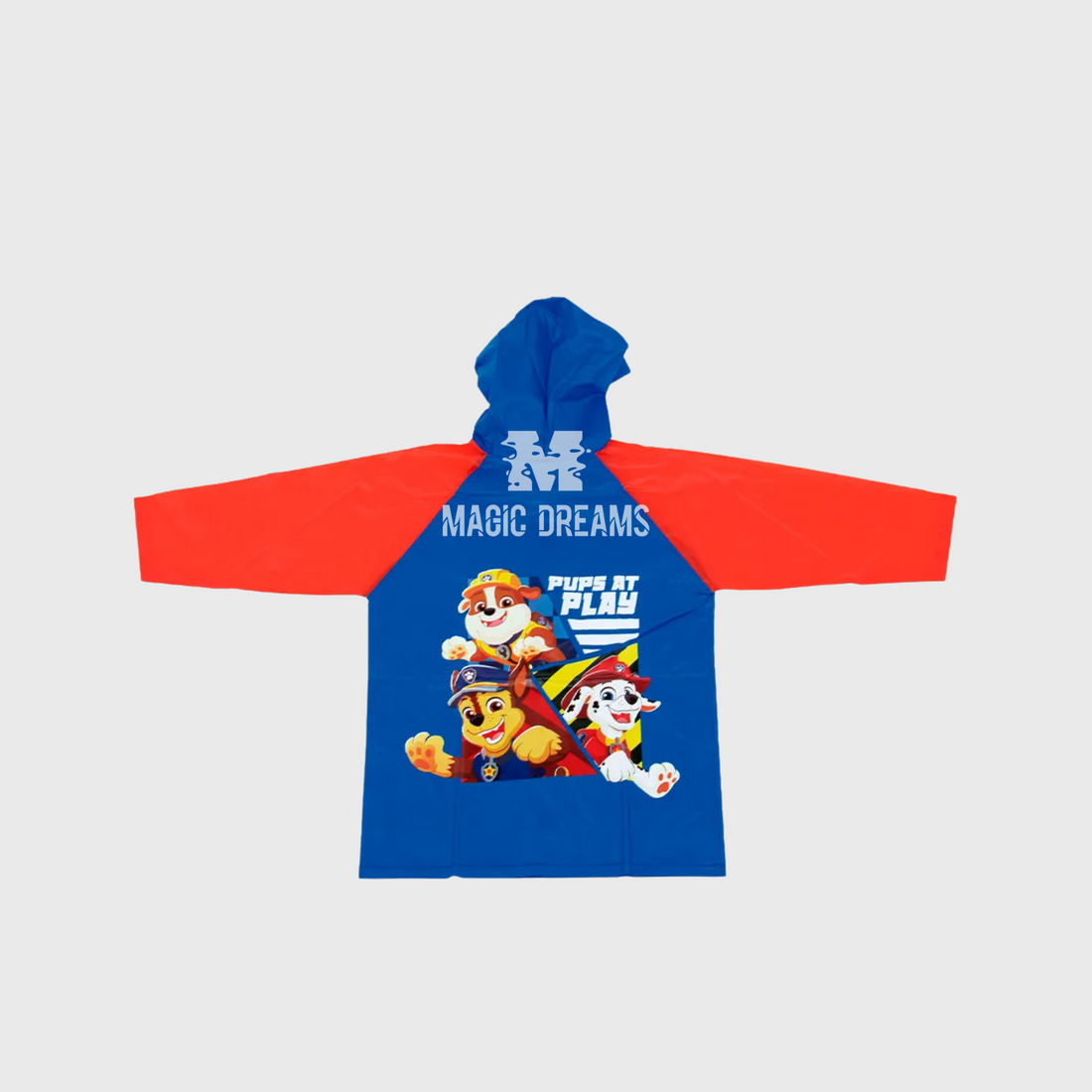 Capa de Chuva Patrulha Pata PVC Impermeável