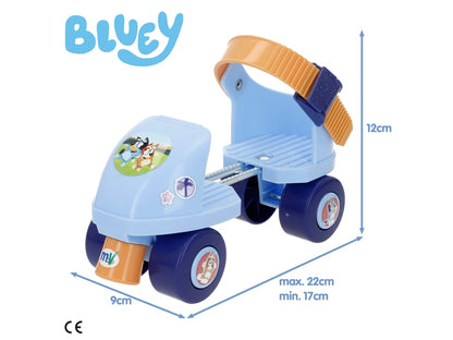 Patins Bluey De 4 Rodas Ajustáveis 3+