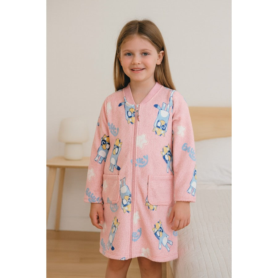 Robe Coralina Bluey Menina 3-6 anos