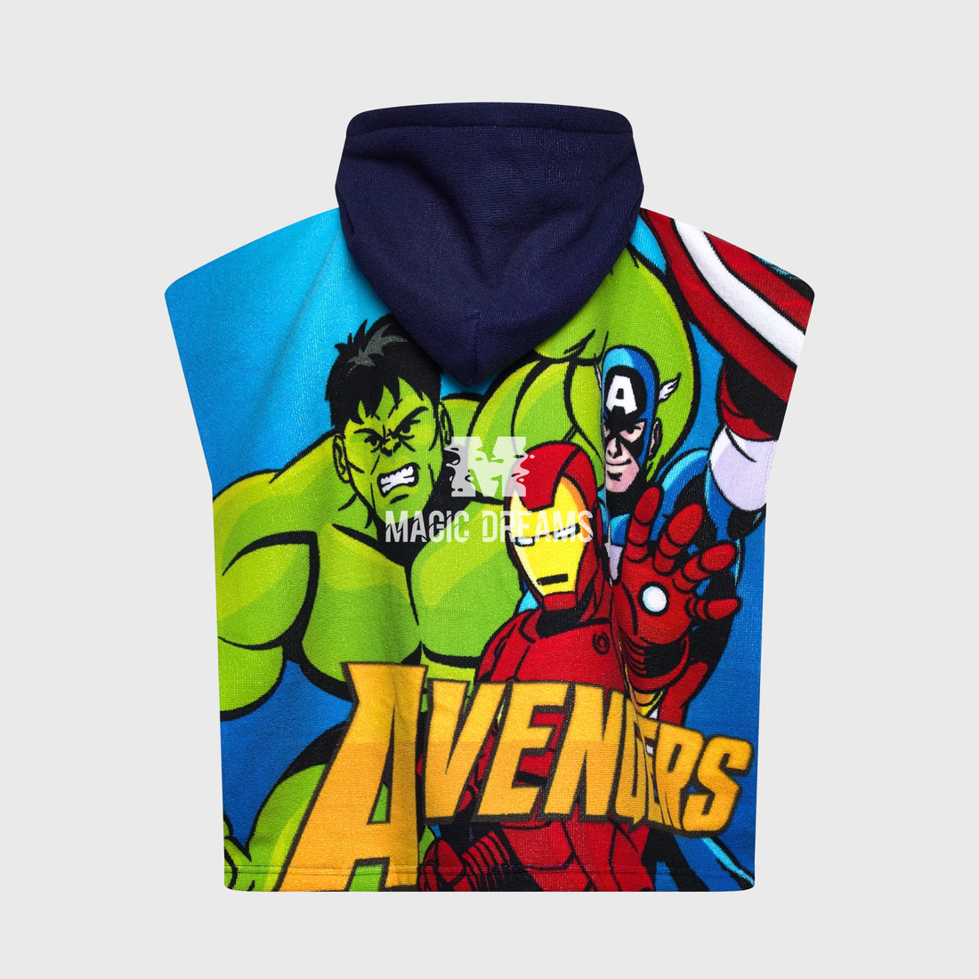 Poncho de Praia Microfibra Avengers 55x110cm