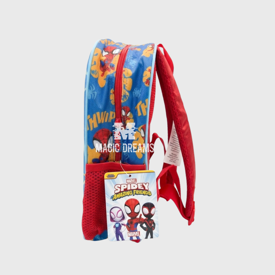 Mochila Pré-Escolar 3D Spidey Web Out-Elite Homem Aranha 31cm