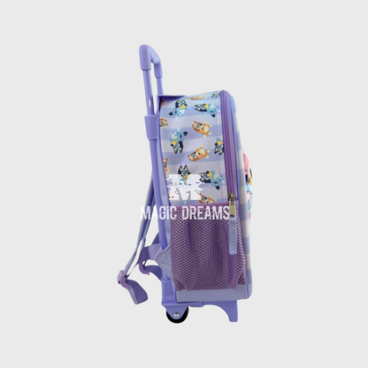 Mochila Pré-Escolar Trolley Puppy Bluey 32cm
