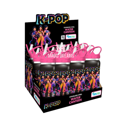 Garrafa Aço Inoxidável Guerreiras do K-Pop 500ml