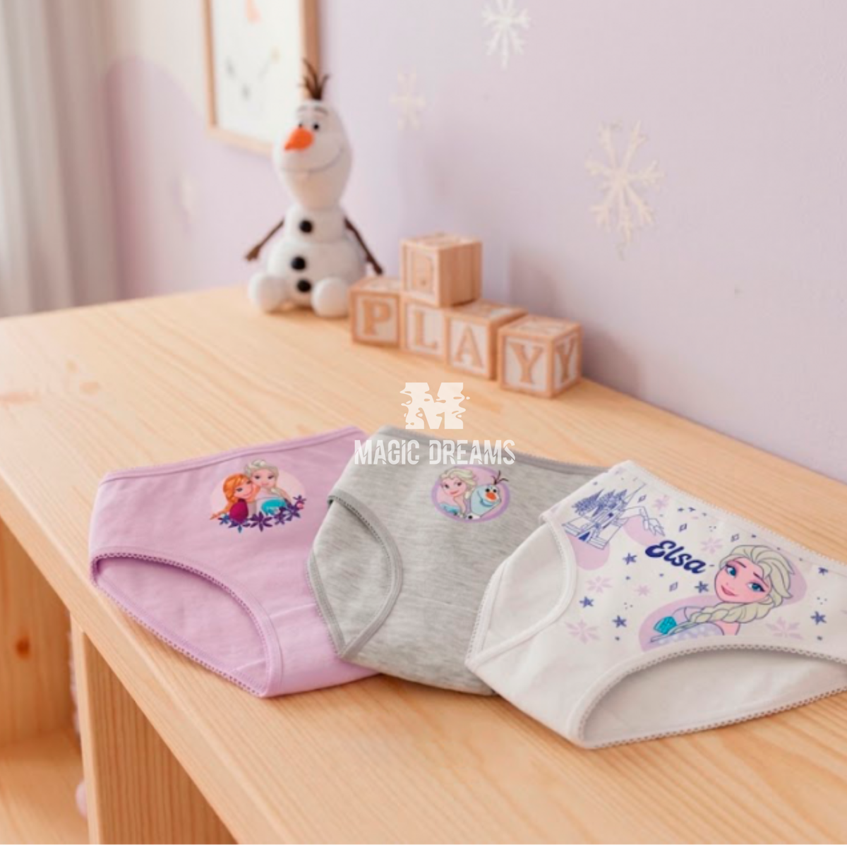 Pack de 3 Cuecas Frozen