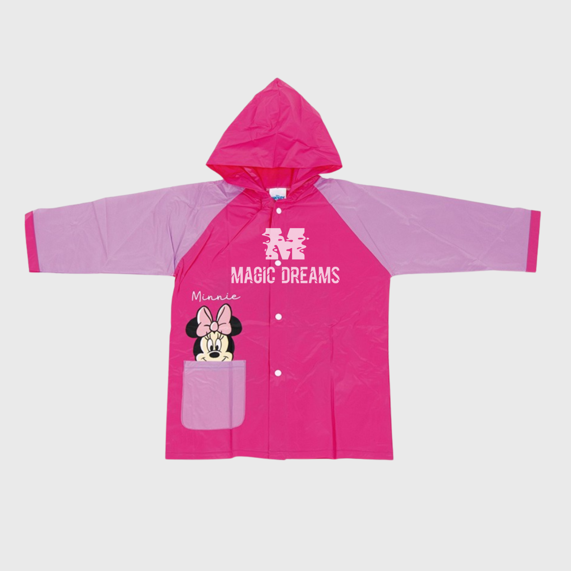 Capa de Chuva Impermeável Minnie Mouse 2-6 anos