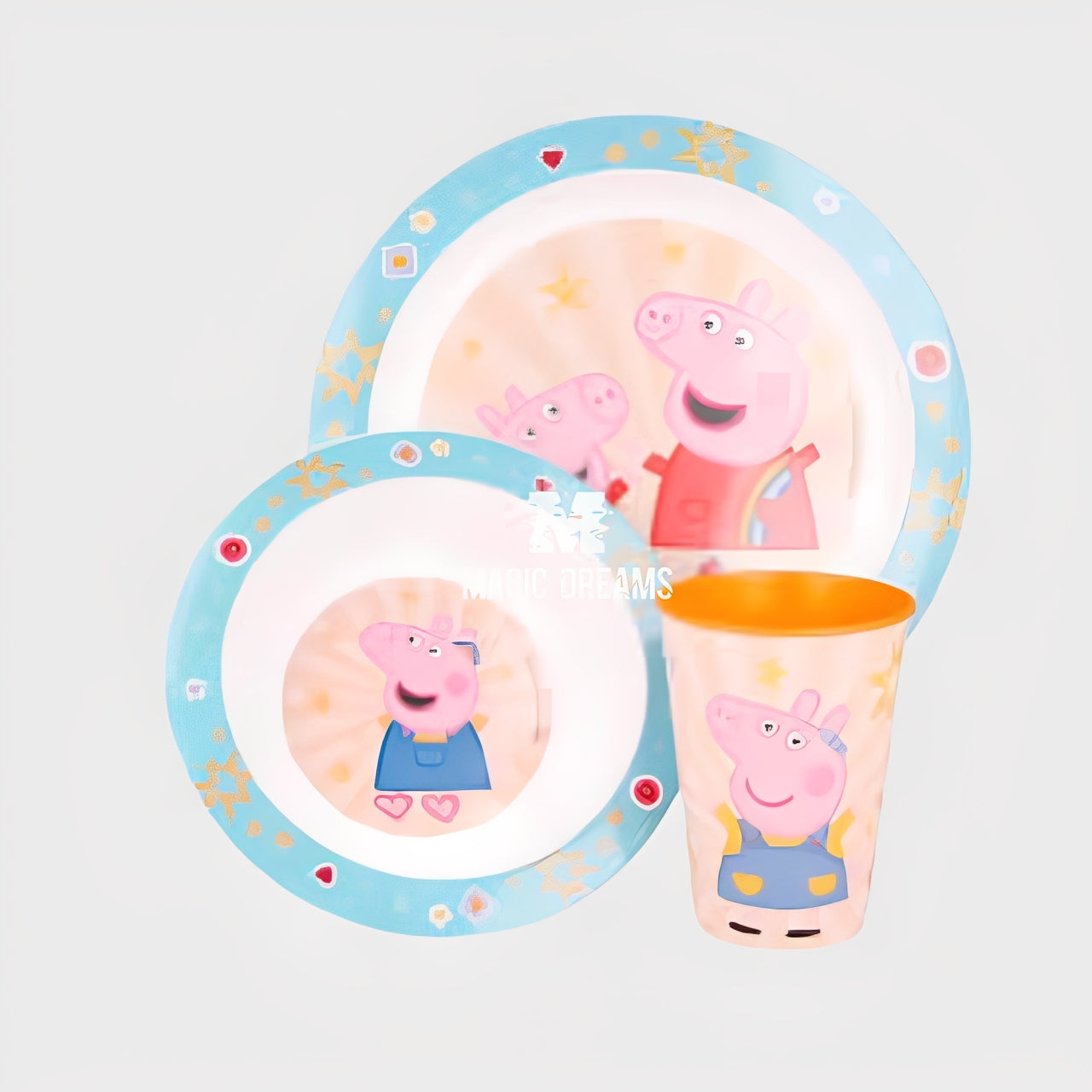 Conjunto de Refeição 3 Peças Peppa Pig