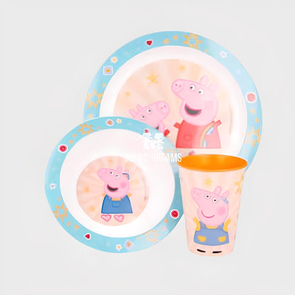 Conjunto de Refeição 3 Peças Peppa Pig