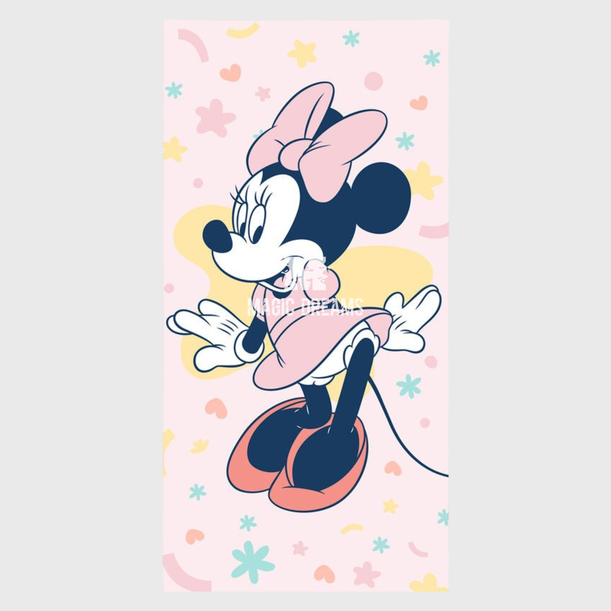 Toalha de Praia Minnie Microfibra
