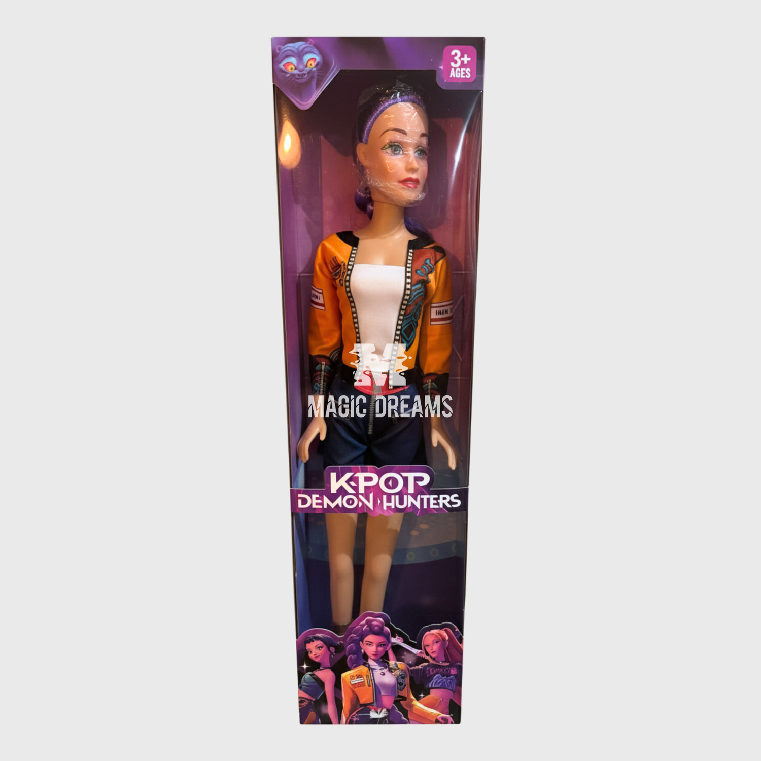 Bonecas Guerreiras K Pop Demon Hunters com música 50cm