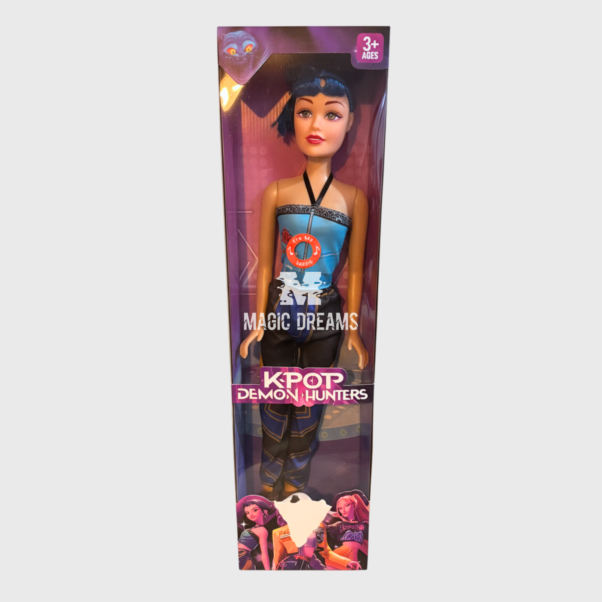 Bonecas Guerreiras K Pop Demon Hunters com música 60cm