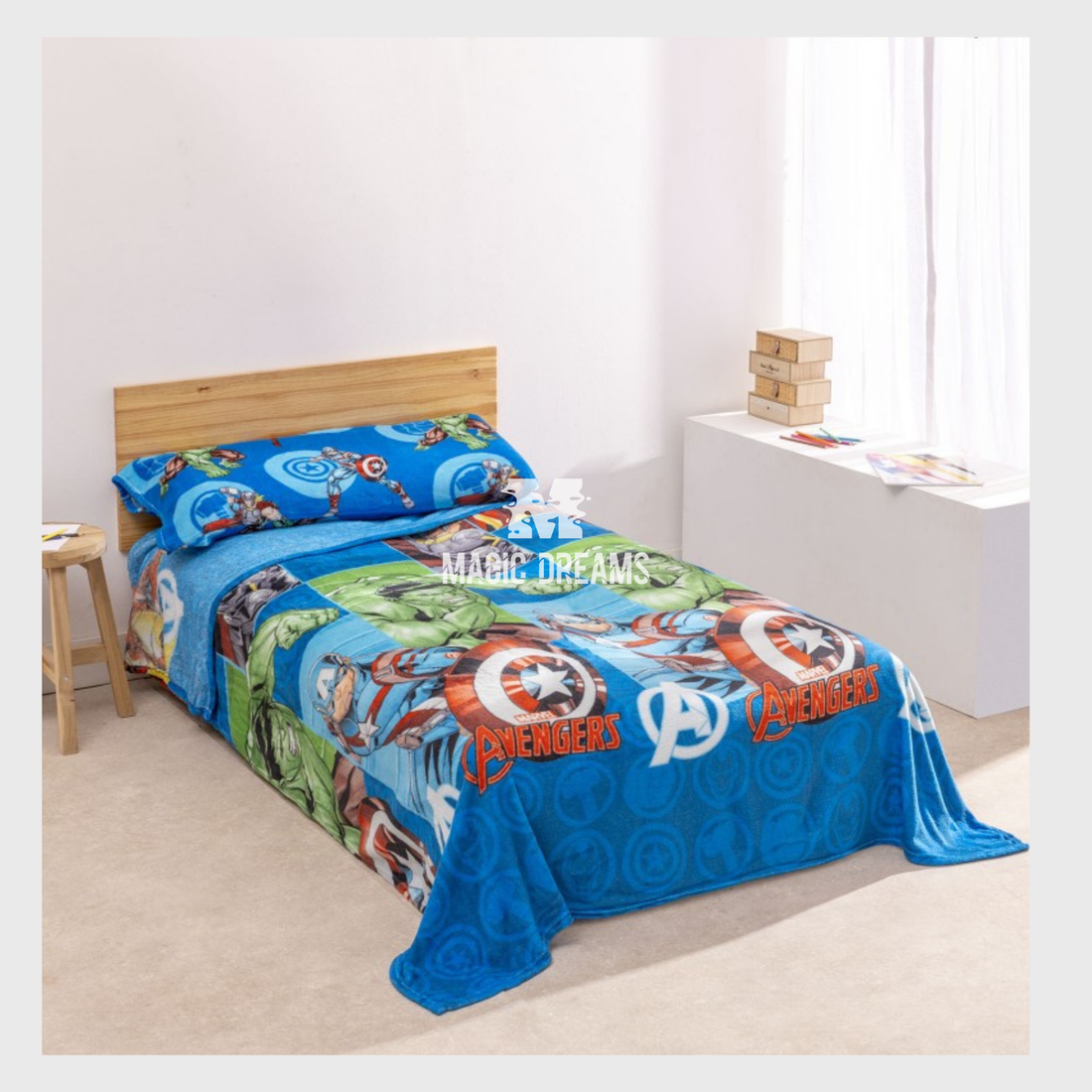 Jogo de Cama Coralina Avengers
