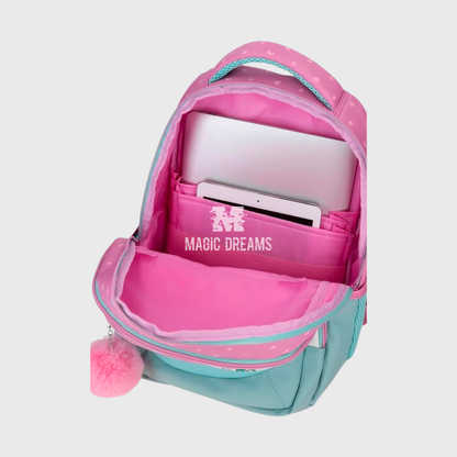 Mochila Escolar Stitch 42cm Adaptável Little Destruction Disney
