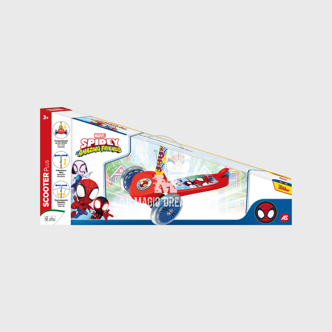 Trotinete Plus 3 Rodas Spidey Spiderman 3+