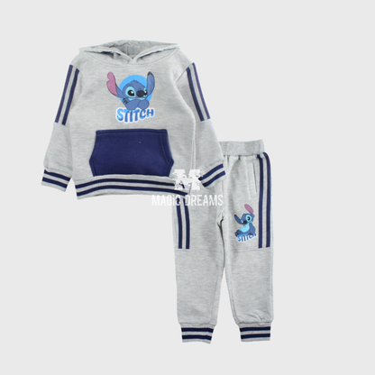 Fato de Treino com Calça e Sweat Disney Stitch Menino 2-8A