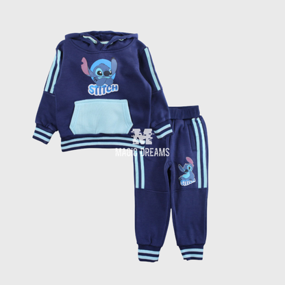 Fato de Treino com Calça e Sweat Disney Stitch Menino 2-8A