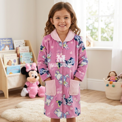Robe Coralina Minnie Mouse e Margarida (Daisy) 4-8 anos