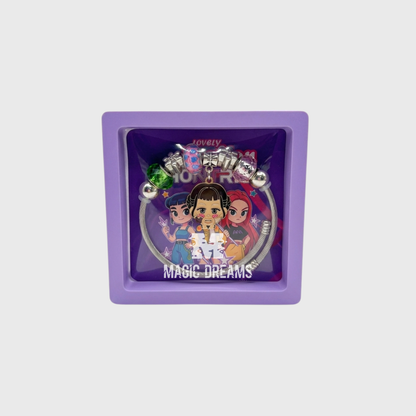 Pulseira K-Pop Demon Hunters com Charms Coloridos – Ajustável