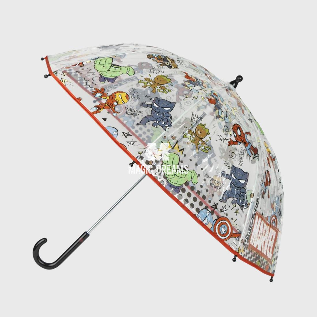 Guarda Chuva Marvel Fibra Manual 45cm