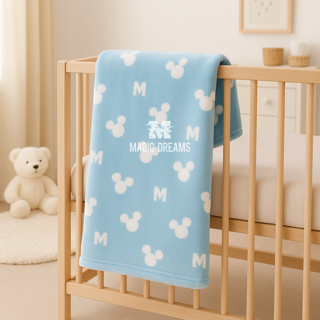 Manta Coralina Disney Baby Azul 90x120cm