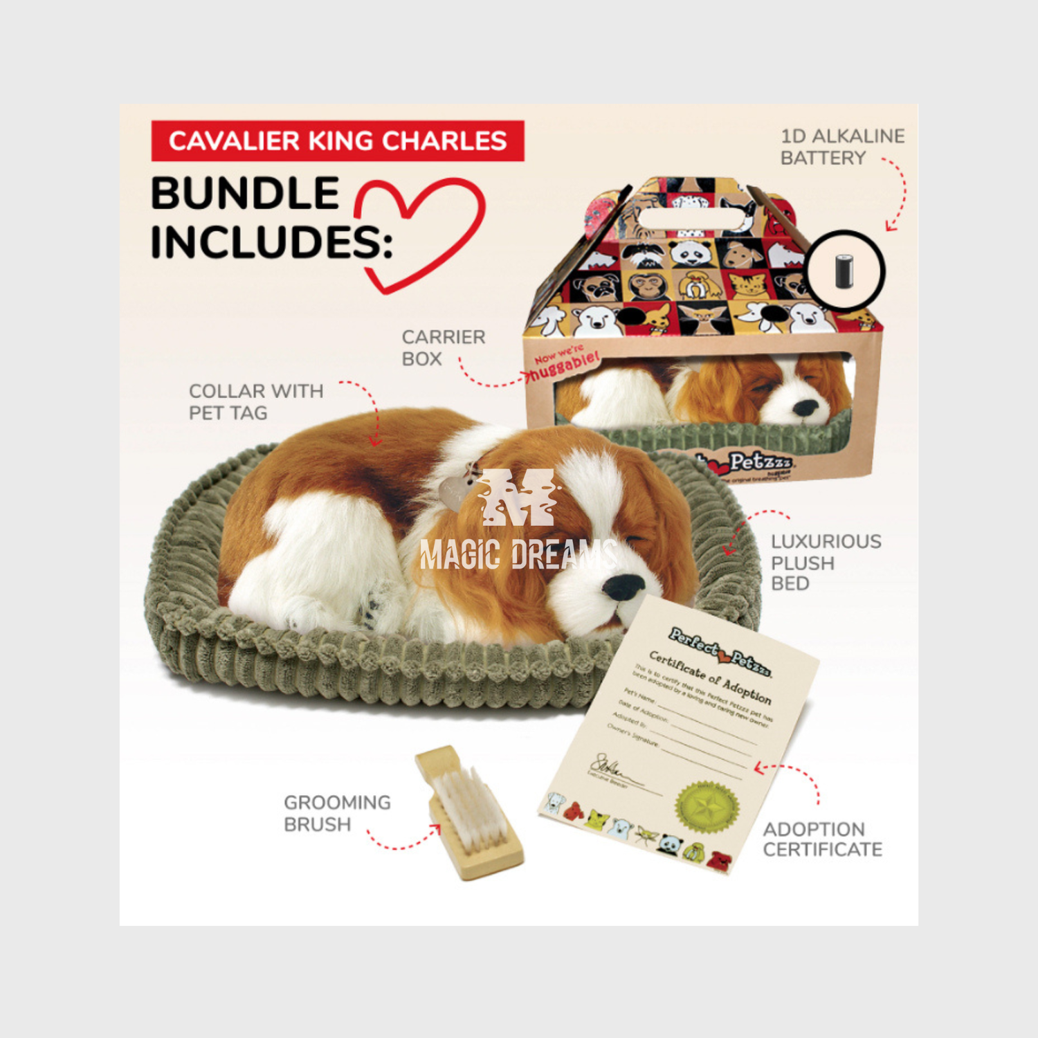 Cão Cavalier King Charles Perfect Petzz