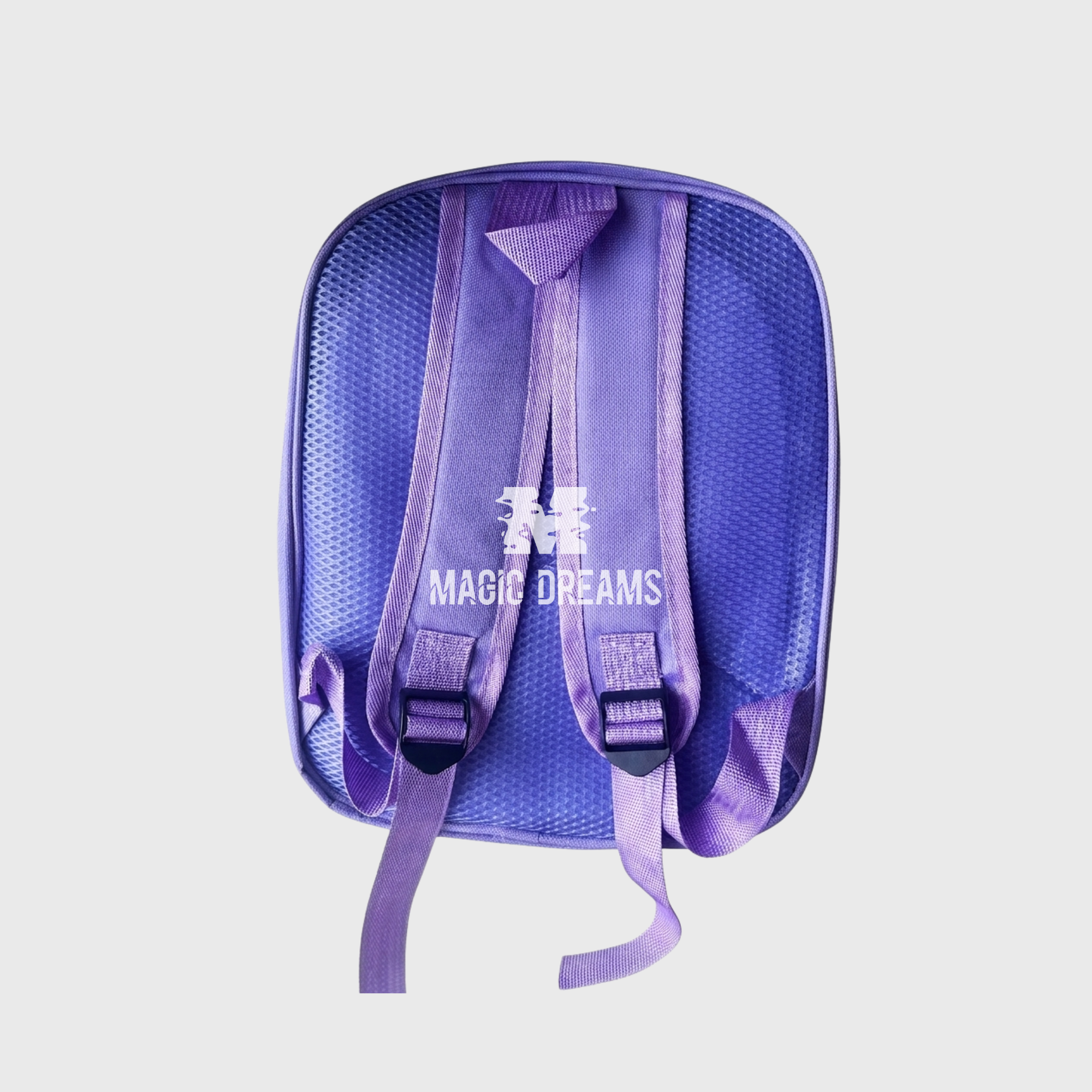Mochila Pré-Escolar 3D Rumi Huntrix 30cm Lilás