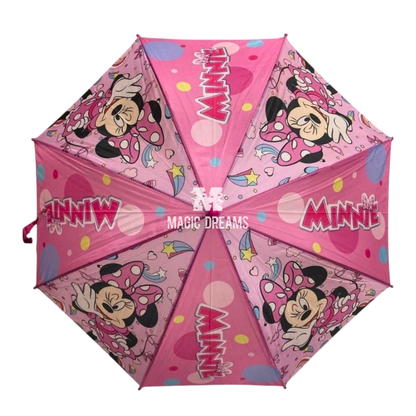 Guarda Chuva Automático Poliéster Minnie Mouse
