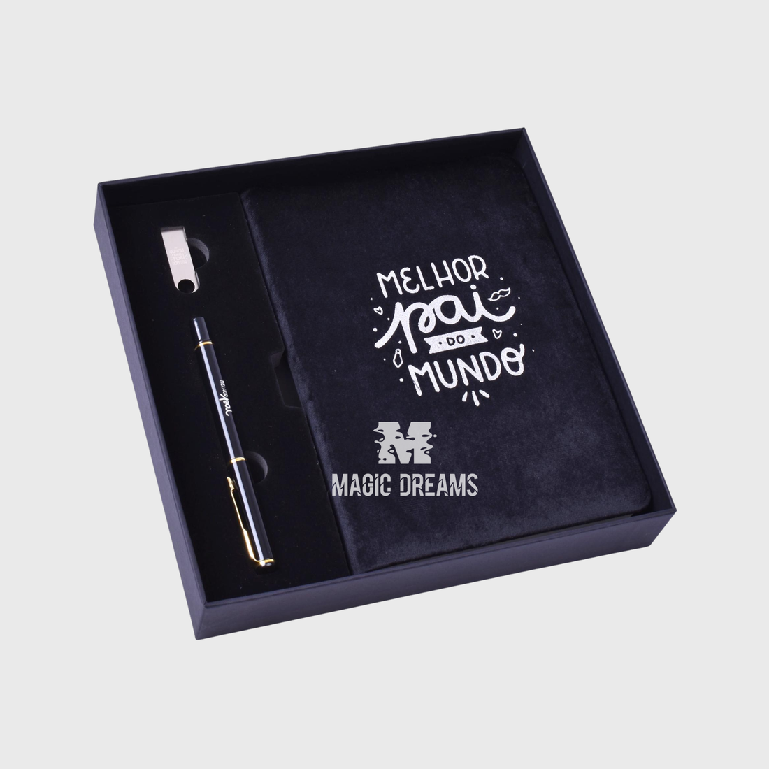 Dia do Pai Bloco de Notas + Caneta + PenDrive Cor Sortida