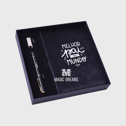 Dia do Pai Bloco de Notas + Caneta + PenDrive Cor Sortida