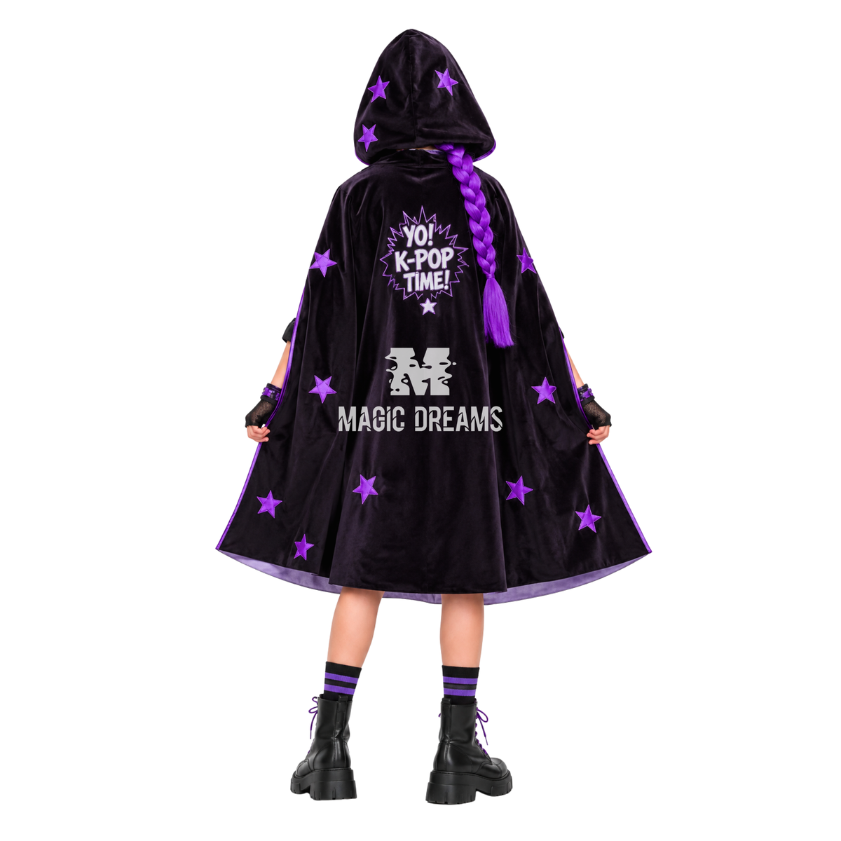 Capa Infantil YO!-POP K-Pop Morado 80cm