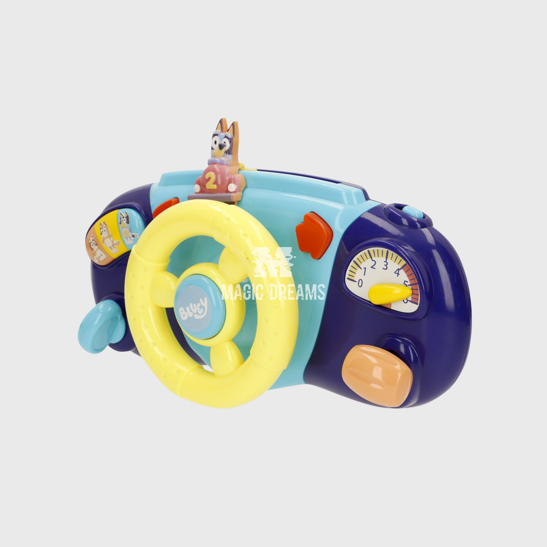 Volante com Atividades Bluey e Bingo Carrinho 6M+