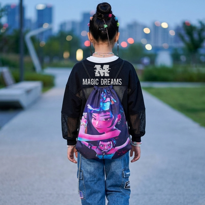 Saco de Desporto Zoey Guerreiras do K-Pop Demon Hunters 40cm
