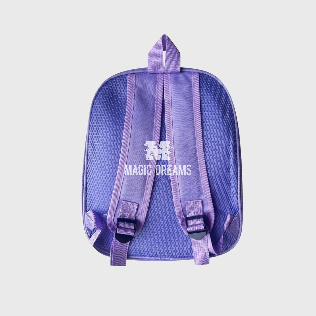 Mochila Pré-Escolar 3D Huntrix K-Pop Demon Hunters 30cm Roxo