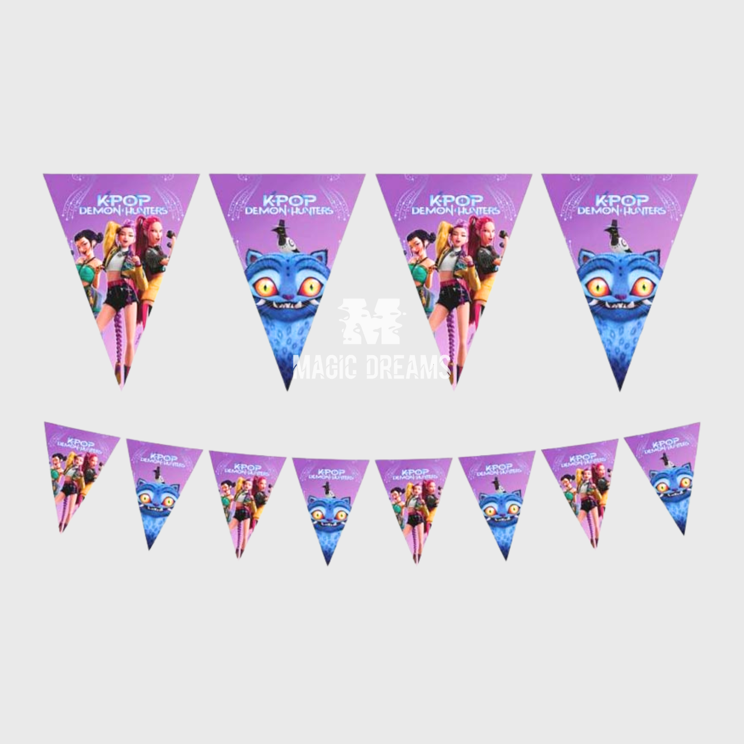 Banner de Festa 2,3m K-Pop Demon Hunters