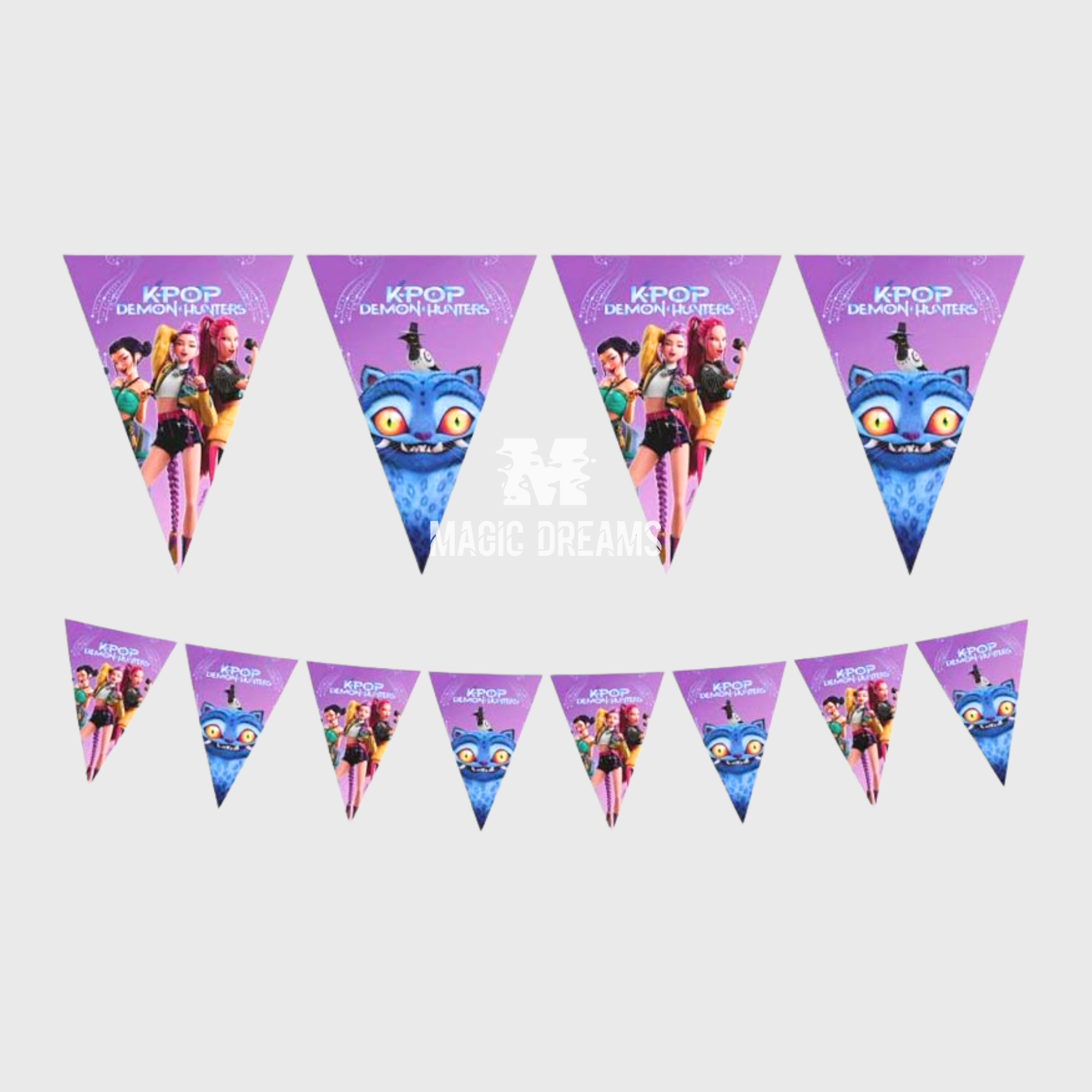 Banner de Festa 2,3m K-Pop Demon Hunters