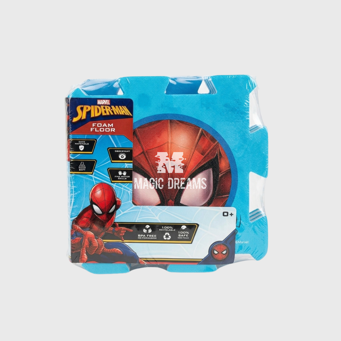 Tapete de Espuma Encaixe 8 Peças Spiderman 118,5x61,5cm