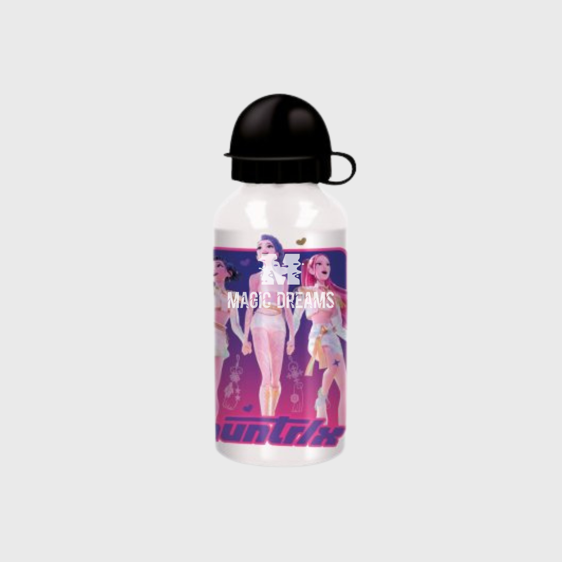 Garrafa de Alumínio K-Pop Demon Hunters Huntrix 400ml