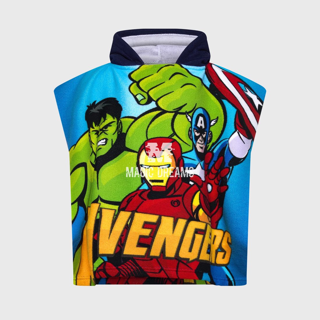 Poncho de Praia Microfibra Avengers 55x110cm