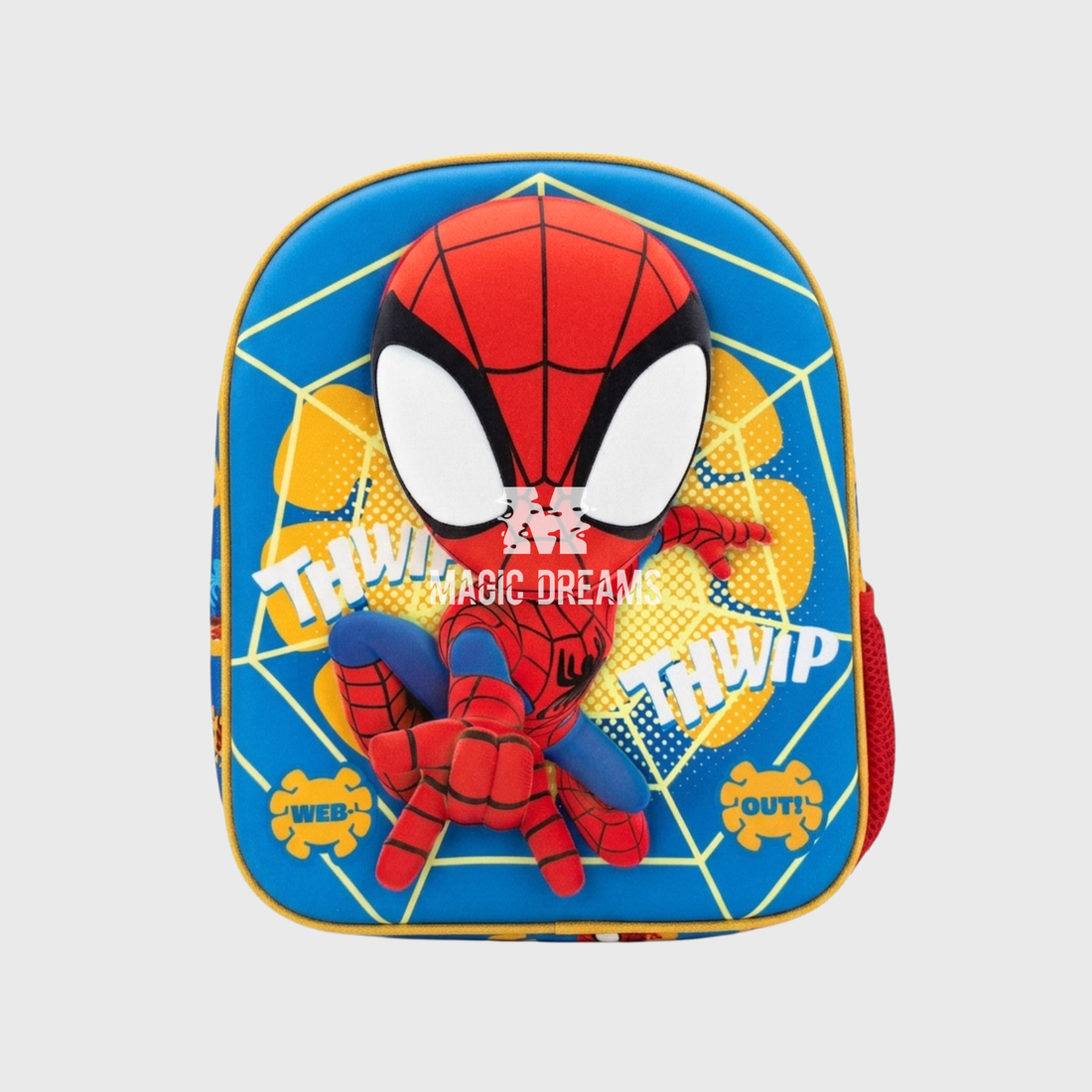 Mochila Pré-Escolar 3D Spidey Web Out-Elite Homem Aranha 31cm