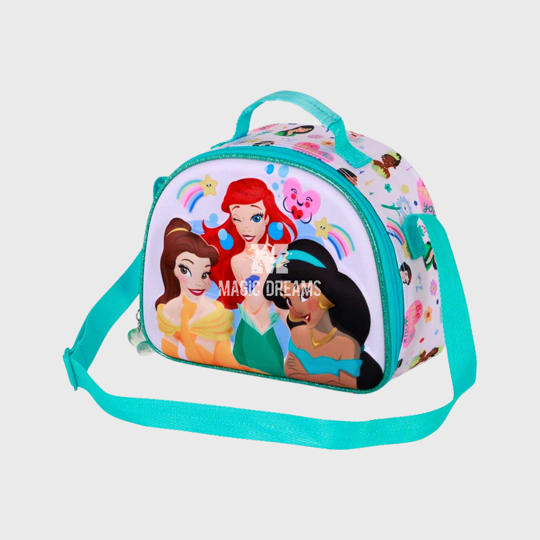 Lancheira Térmica 3D Rainbows Princesas Disney