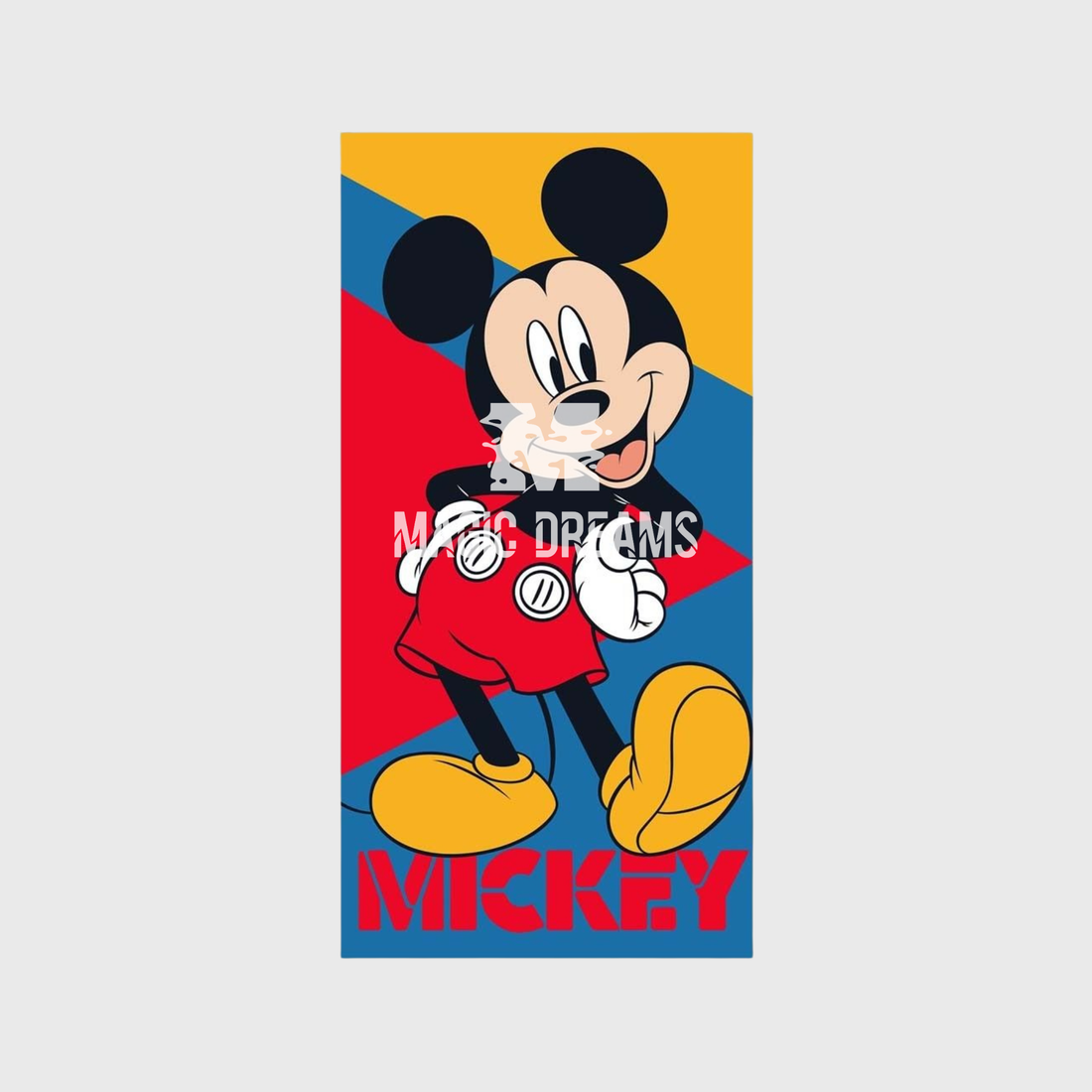 Toalha de Praia Microfibra Mickey Mouse 70x140cm
