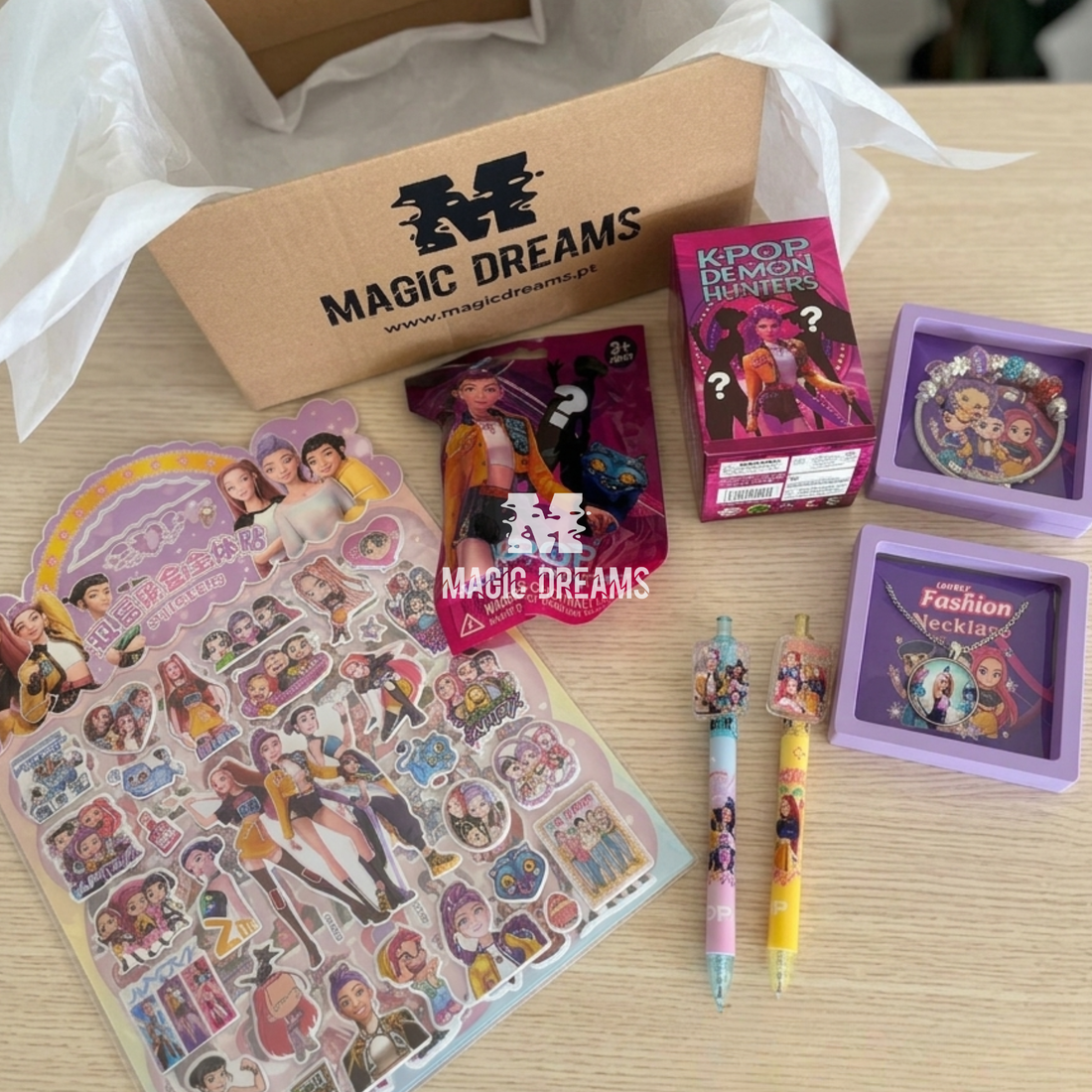 Box Mistério K-Pop Demon Hunters: Edição Exclusiva Surprise Coleção