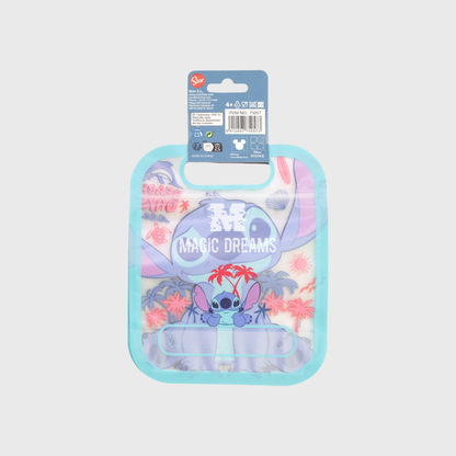 Conjunto de 4 Sacos com fecho para Lanche Lilo e Stitch Disney