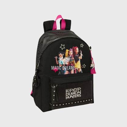 Mochila Escolar Energy K-Pop Demon Hunters 43cm
