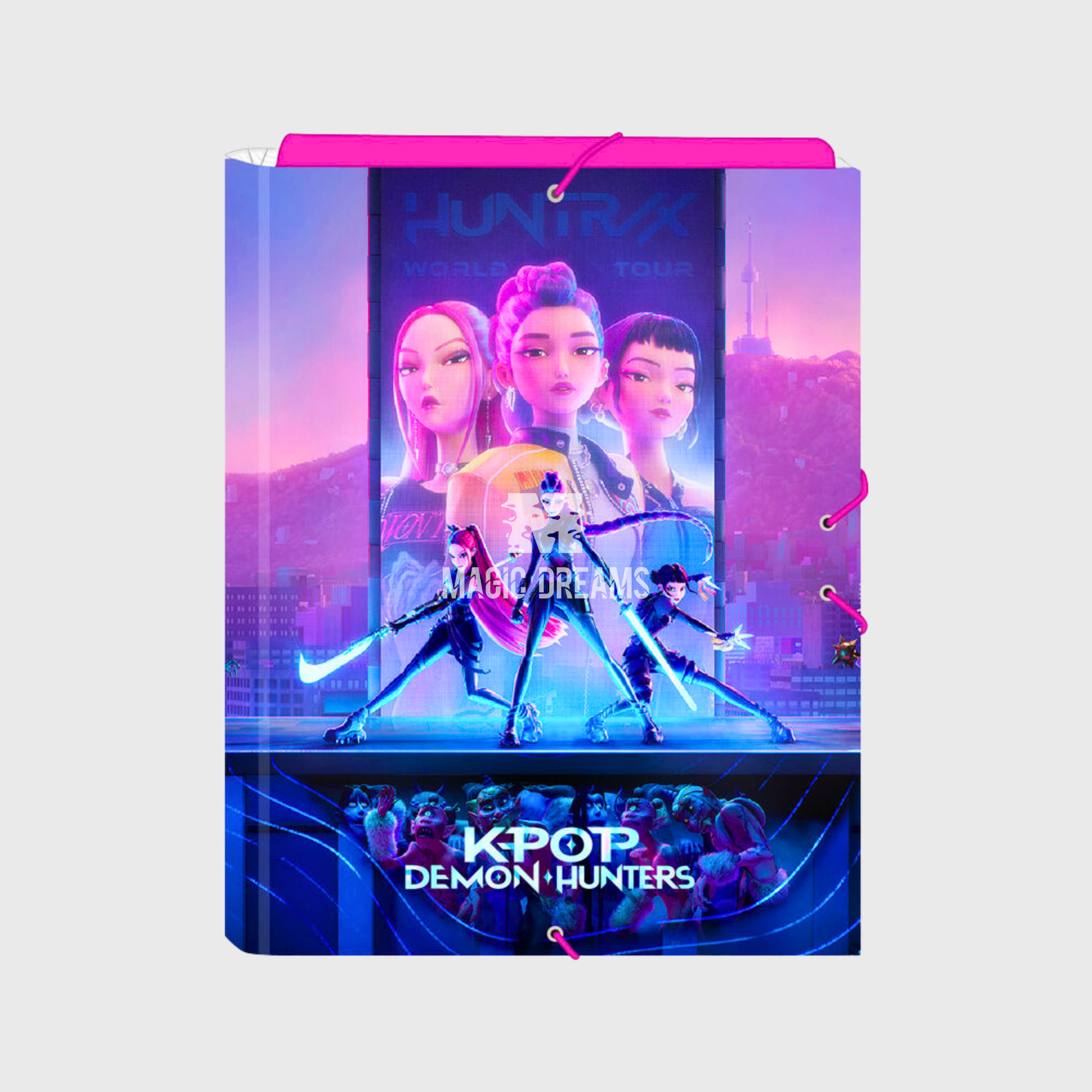 Capa de Elástico K-Pop Demon Hunters