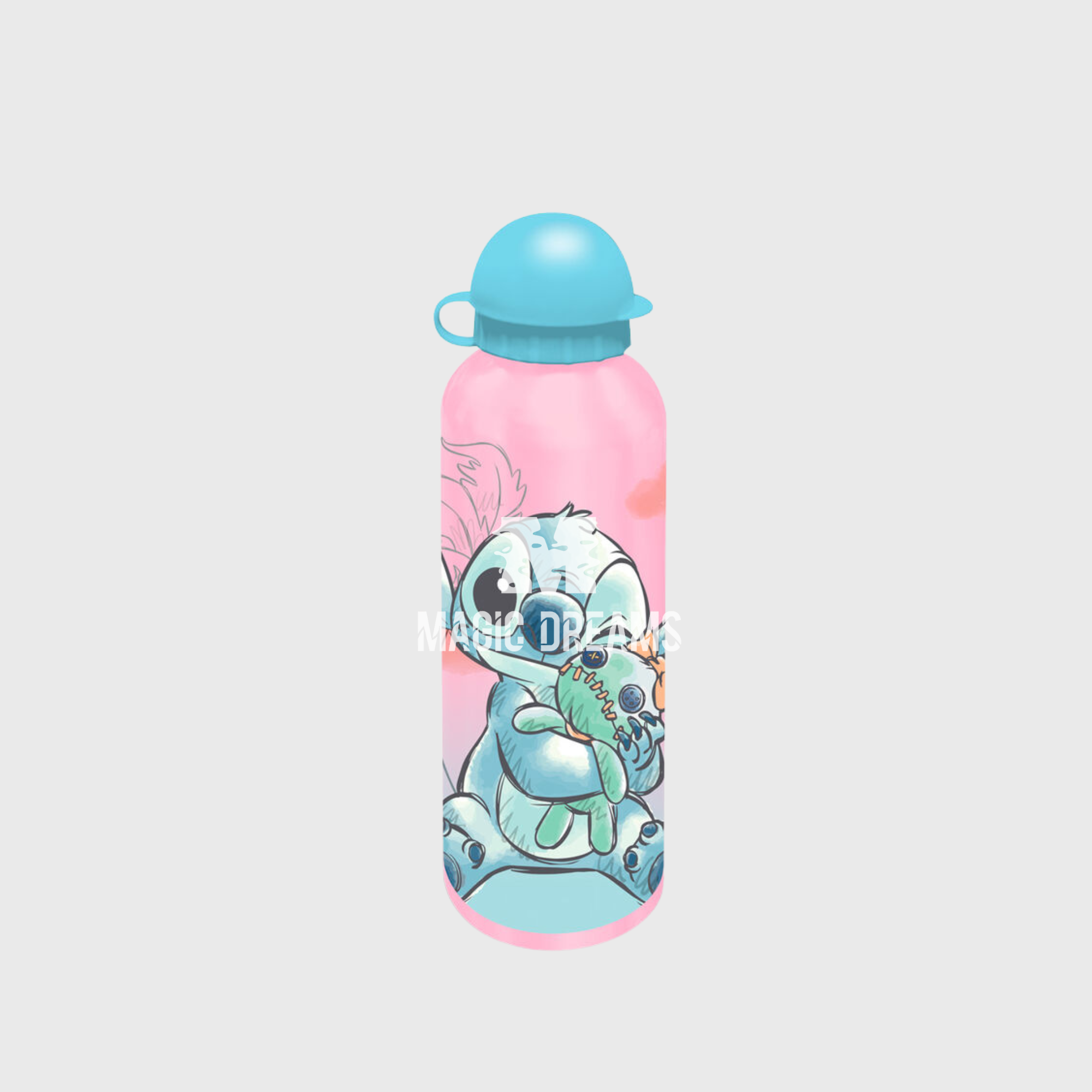 Garrafa de Alumínio Stitch &amp; Angel Cor Sortida 500ml
