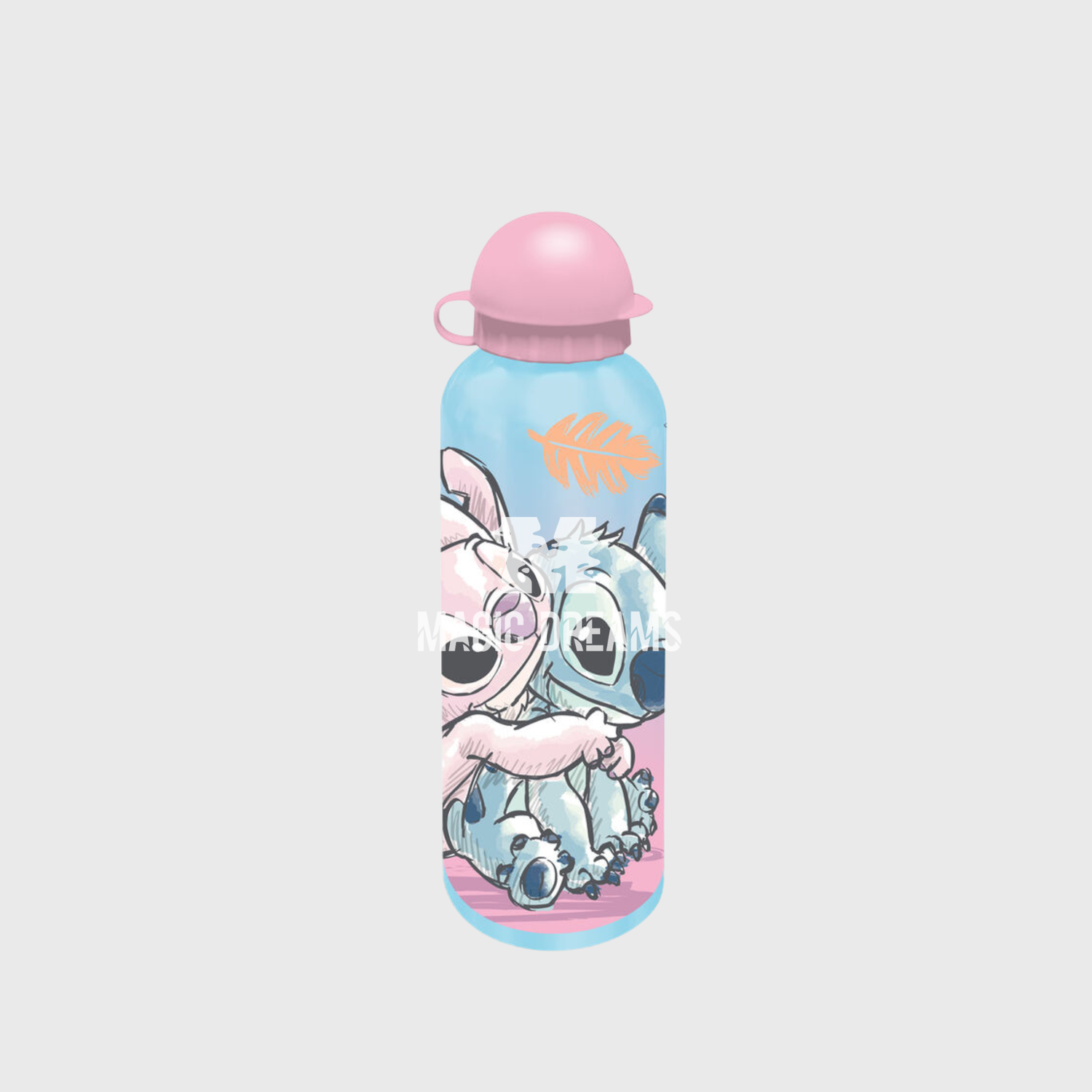 Garrafa de Alumínio Stitch &amp; Angel Cor Sortida 500ml