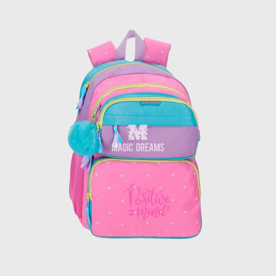 Mochila Escolar MOVOM Block 45cm Adaptável