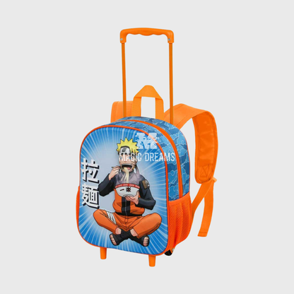 Mochila Pré-Escolar Trolley 3D Ramen Naruto 34cm