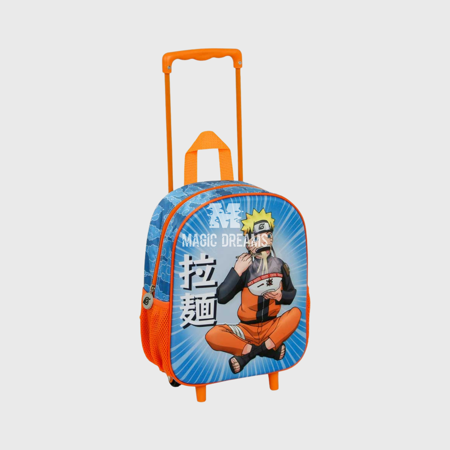 Mochila Pré-Escolar Trolley 3D Ramen Naruto 34cm