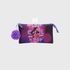 Estojo Escolar Triplo K Pop Loves de frente com pompom roxo Magic Dreams